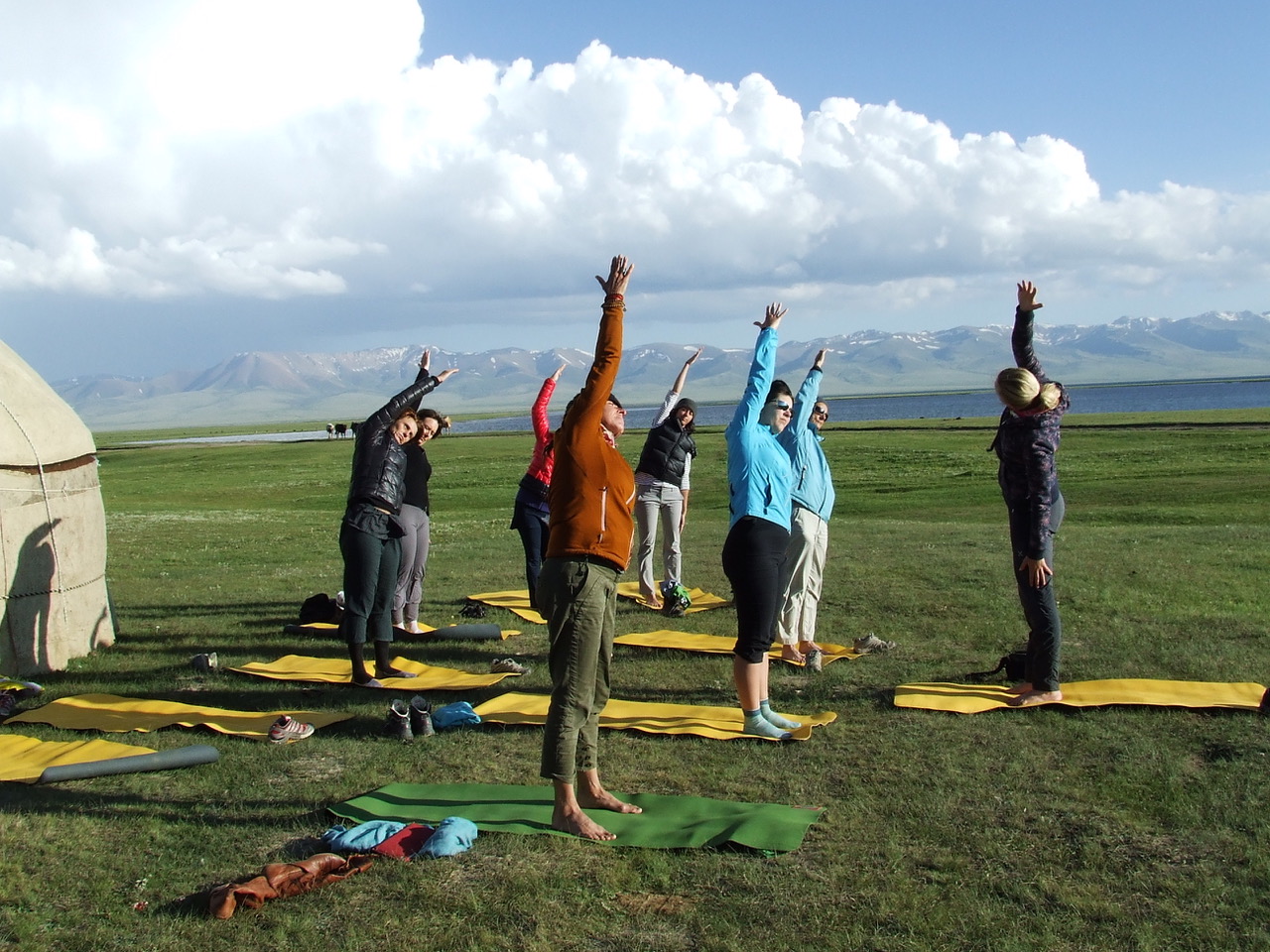 yoga dans la nature