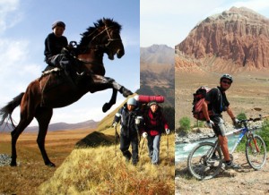 Horse riding, Trekking,Mountain bike