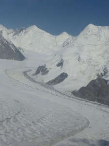 To the base camp of Pobeda and khan Tengry