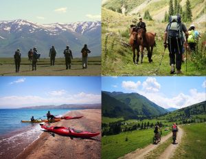 Trekking, VTT, kayak de mer